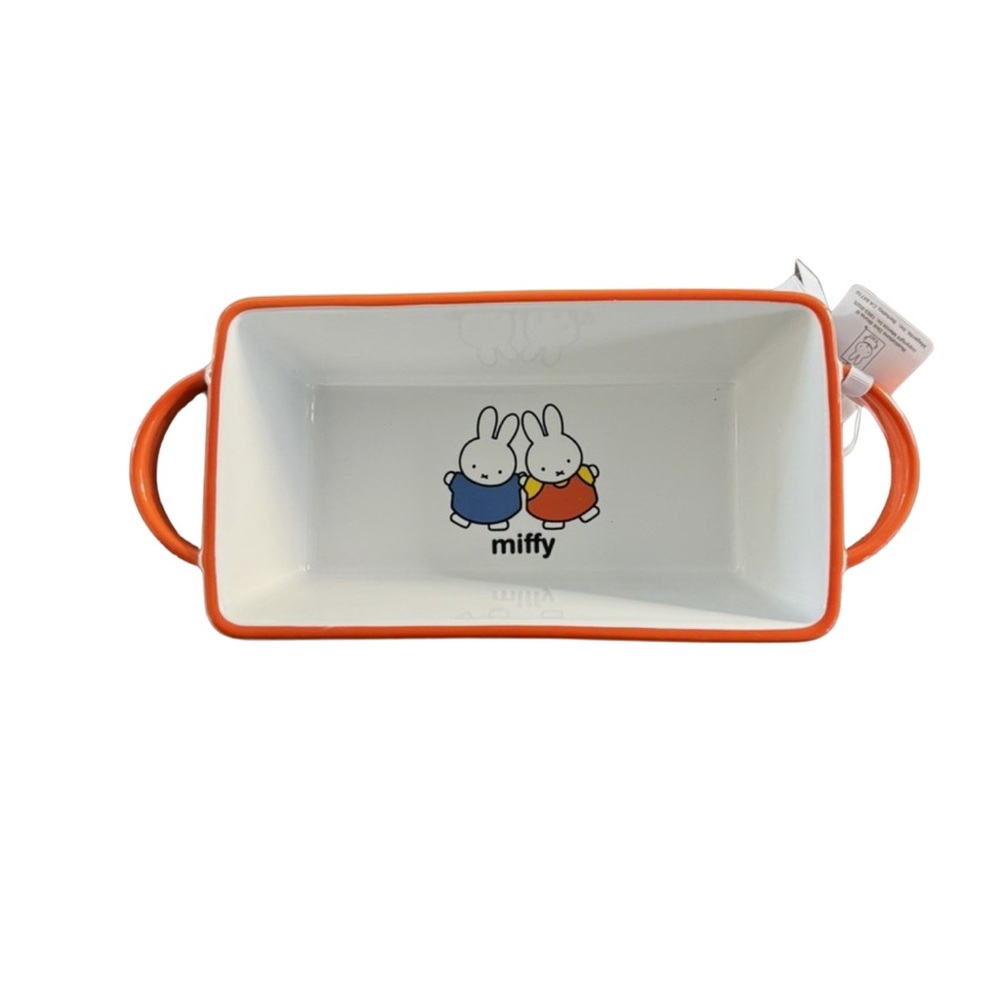 Miffy by Magenta Baking Dish with Orange Design NWT ✨